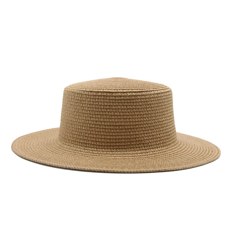 

sun hats women men caps flat top wide brim straw hats summer spring outdoor beach casual white black bucket hats sombrero playa