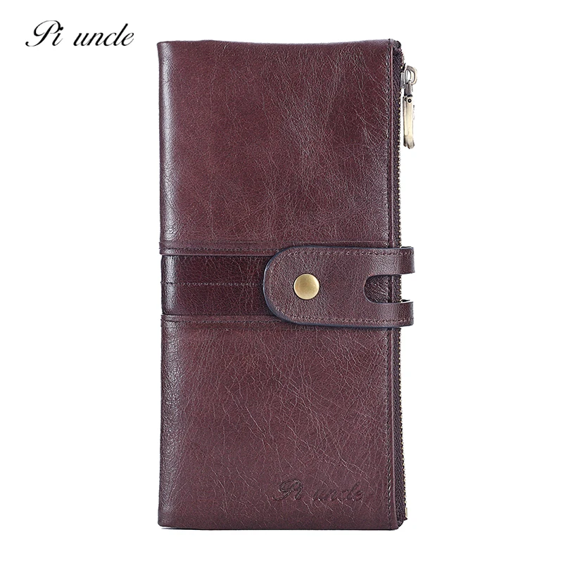 Piuncle самый популярный кошелек из натуральной кожи с блокировкой RFID карман для