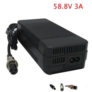 58 8v3a charger 58 8v 3a electric bike lithium battery charger for 48v 52v 14s li ion battery pack gx16 connector free global shipping