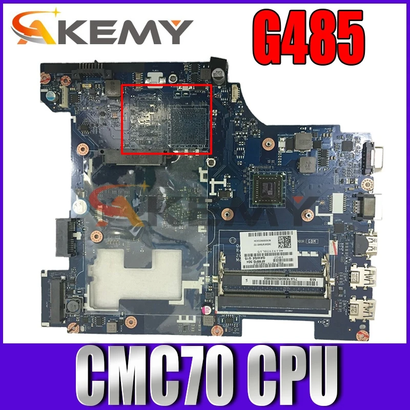 

Akemy QAWGE LA-8681P Laptop Motherboard For Lenovo ideapad G485 MAIN BOARD 14'' DDR3 CMC70 CPU