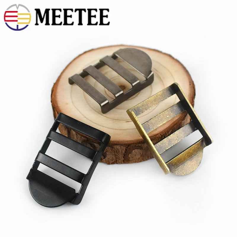 Meetee 4/10 шт. 25 мм Металлические пряжки для лестницы регулировка ремешка тройная