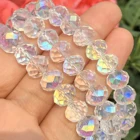 Граненые AB Прозрачные Разноцветные кристаллы австрийского производства Стекло бусины Свободные Spacer Бусины для самостоятельного изготовления ювелирных изделий браслет 346810 мм