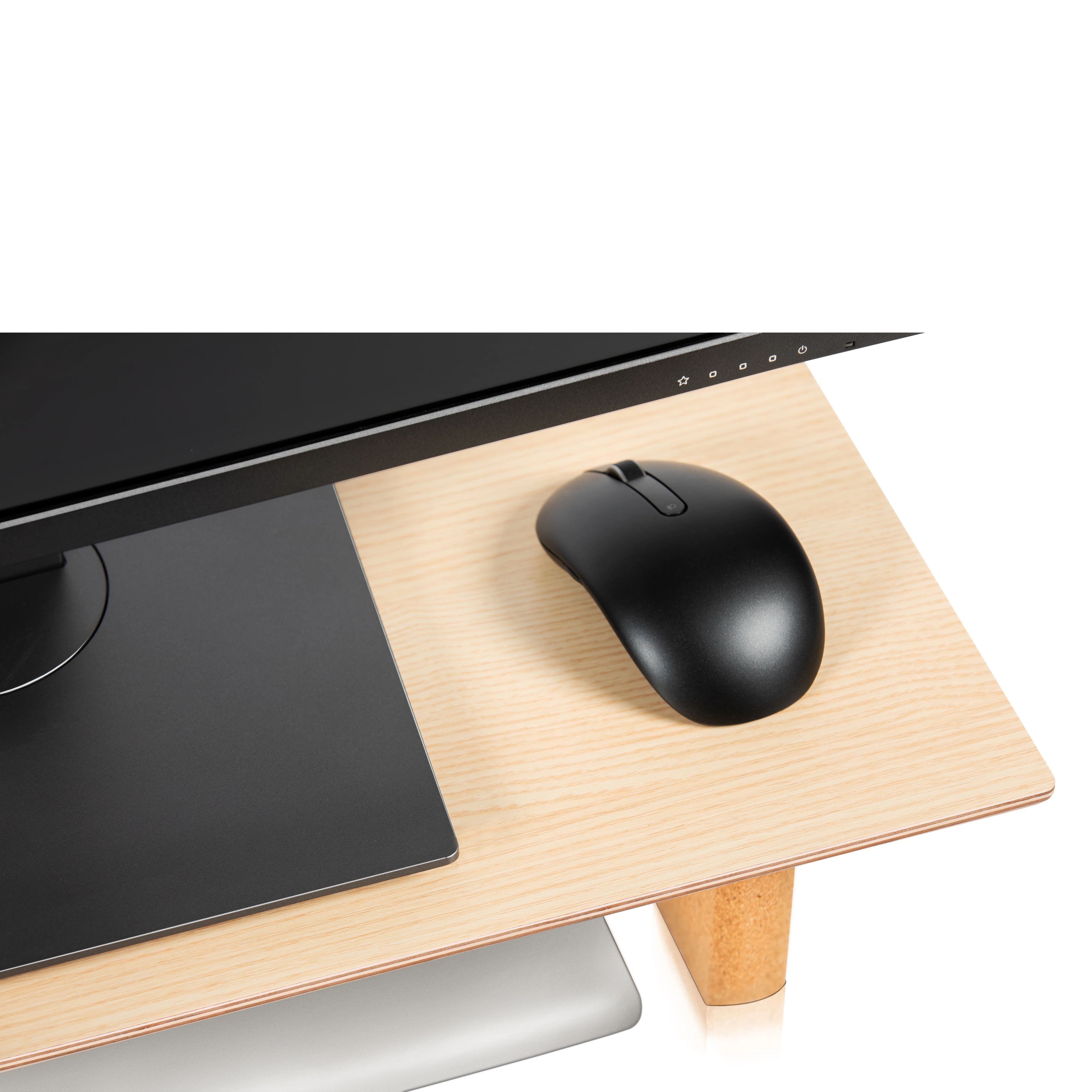Wooden Desk Monitor Stand Support Bracket Riser Universal Computer Laptop Wood Organizer For PC Macbook Home Office |