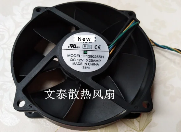 

Вентилятор охлаждения сервера Emacro для Everflow F129025SH DC 12 В 0,25 а 90x90x25 мм 4-wure