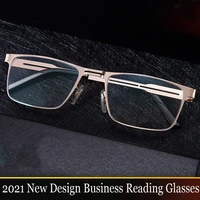 new design business ultra light hollow temples anti blu lenses reading glasses 0 75 1 1 25 1 5 1 75 2 2 25 2 75 to 4
