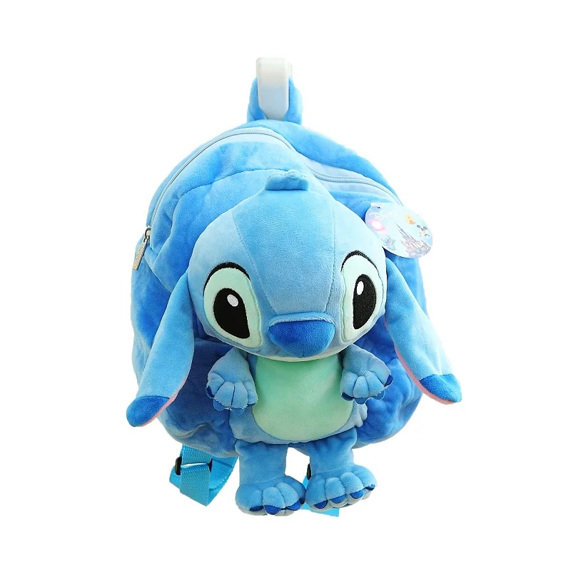 Stitch Оригинальные плюшевые кукольные сумки Дисней Микки Минни Маус Стич винни пух плюшевые куклы сумка детская школьная сумка Детский подарок - Цвет: Stitch