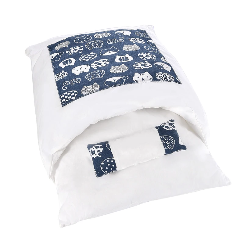 

Removable Dog Cat Bed Cat Sleeping Bag Sofas Mat Winter Warm Cat House Small Pet Bed Puppy Kennel Nest Cushion Pet sofa Products