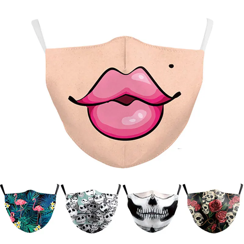 

5pcs Anti Dust Mask Nose Filter Windproof Outdoor Environment Mouth Mask Anti-pollen Men Women Face Mask Masque Adulte Lavable
