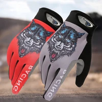 men gloves summer wolf skull head breathable non slip touch screen cycling sport motorcycle exercise military women gloves
