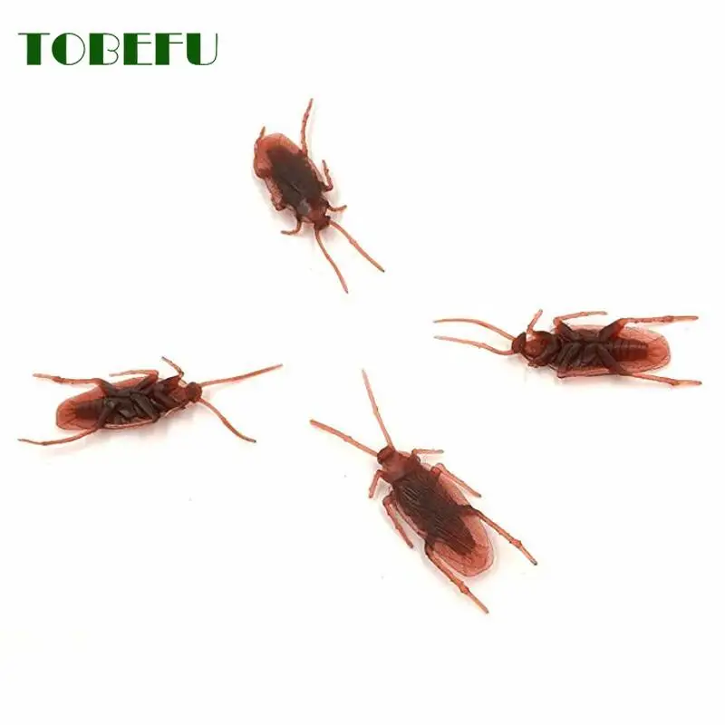 Реалистичная имитация тараканов 10 шт./лот на День Дурака Хэллоуин специальный