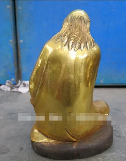 Медная фигурка B0601 4279 дюйма тибетский эзотерический буддизм Будда Бодхидхарма