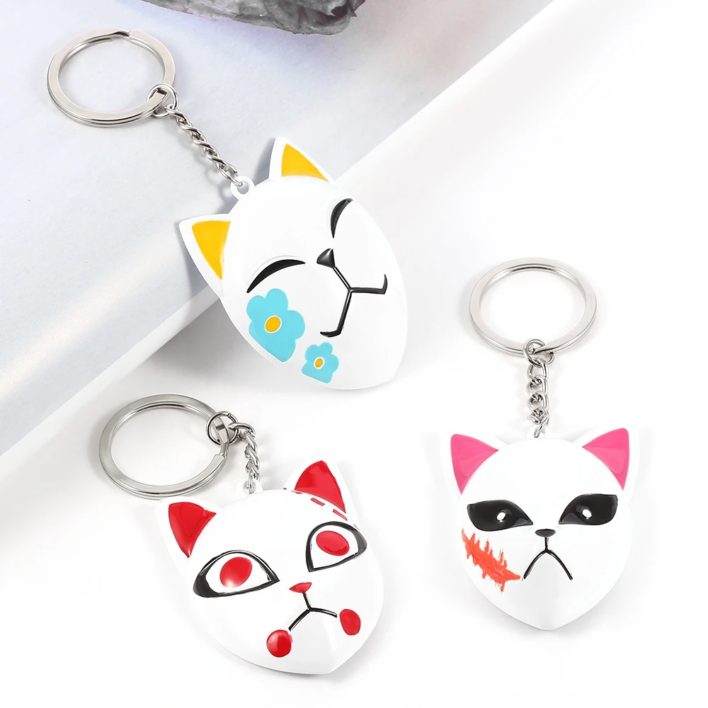 Брелок для ключей с изображением рассекающего демонов киметасу брелок в стиле