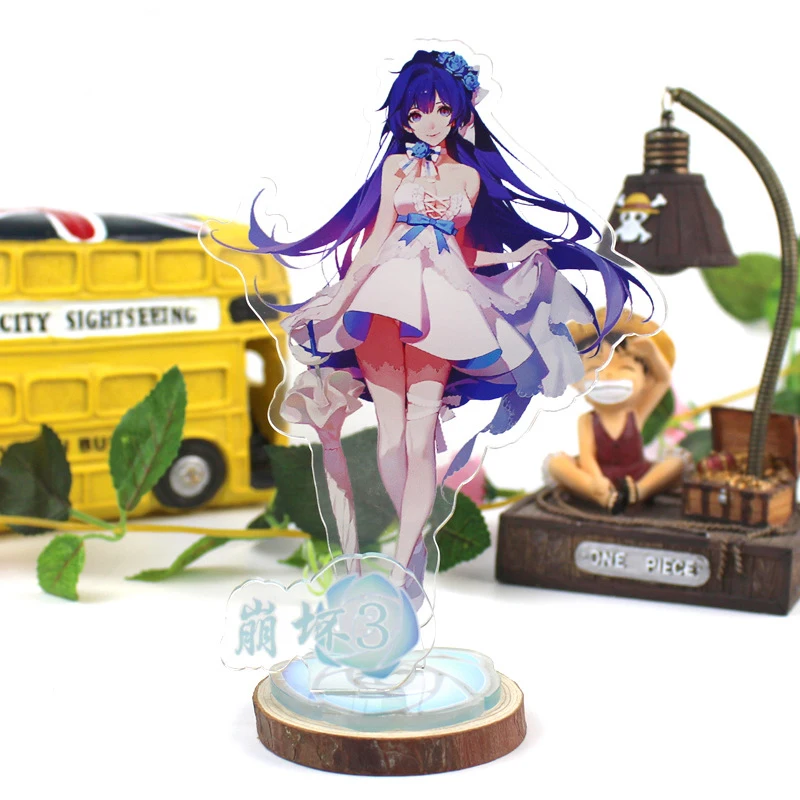 Kawaii Honkai Impact 3 фигурки акриловые стоячие игрушки милая киана каслана ие Сакура