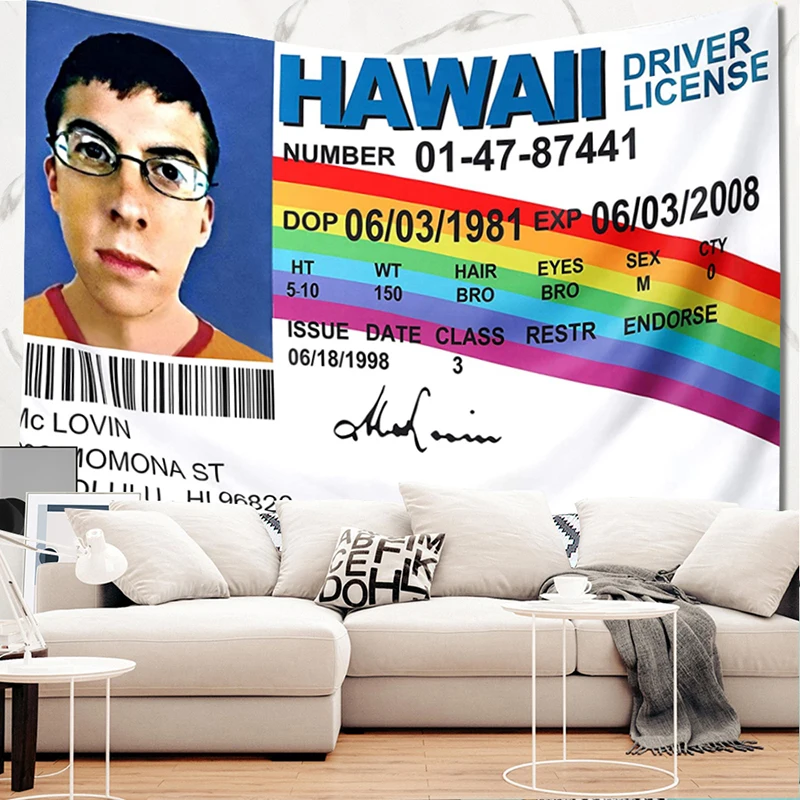 

Гобелен Mclovin Id Flag 100% полиэстер