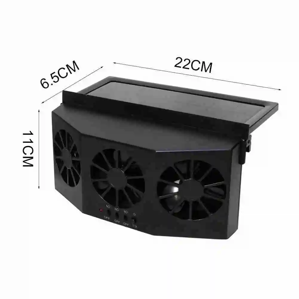

Solar Power Window Fan Vent Cooling Fan Exhaust Fan Solar Exhaust Radiator With Car Rubber Peeling