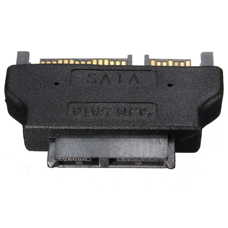 Мини тонкий SATA 7 + 15 22pin папа к женскому 6 pin 13 полюсов конвертер