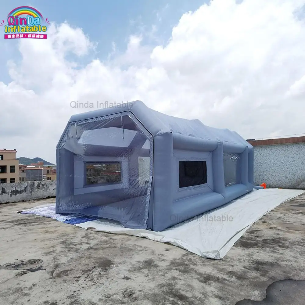 Большие надувные распылительные палатки разных размеров надувная покрасочная