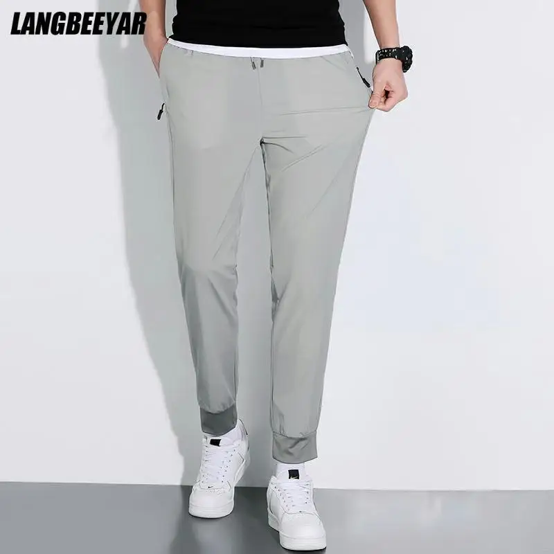 

New Brand Casual Fashion Streetwear Teens Long Jogger Pants Men Breathable Wind Proof Trousers Comfortable Mens Clothing 2021