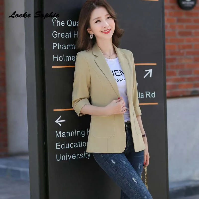 Женские блейзеры размера плюс пальто 2020 весенние модные хлопковые маленькие