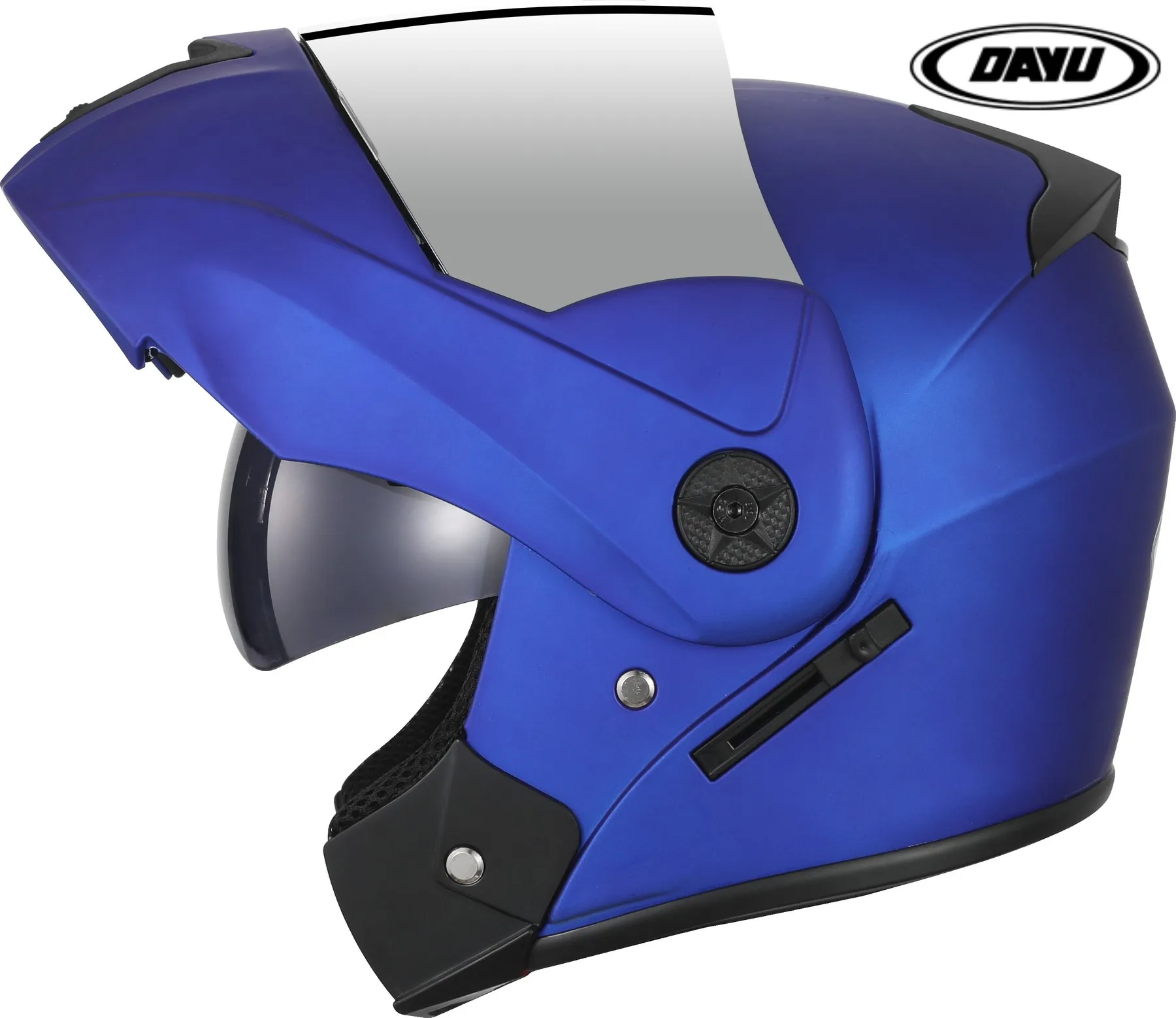 

Мотоциклетный шлем с откидной крышкой, модульный шлем для мотокросса, с двойными линзами, гоночный, в горошек
