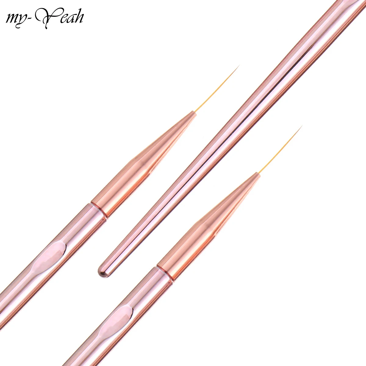 My-Yeah Nail Art Шампанское Акриловые полосы линии лайнер для рисования Кисть