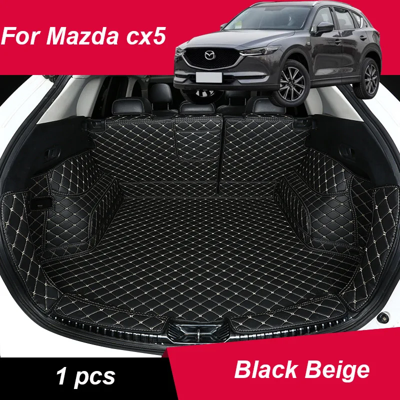 Car Trunk Mats For Mazda cx5 2013 2014 2015 2016 2017 2018 2020 Anti-Dirty Protector Tray Cargo Liner Accessories Styling