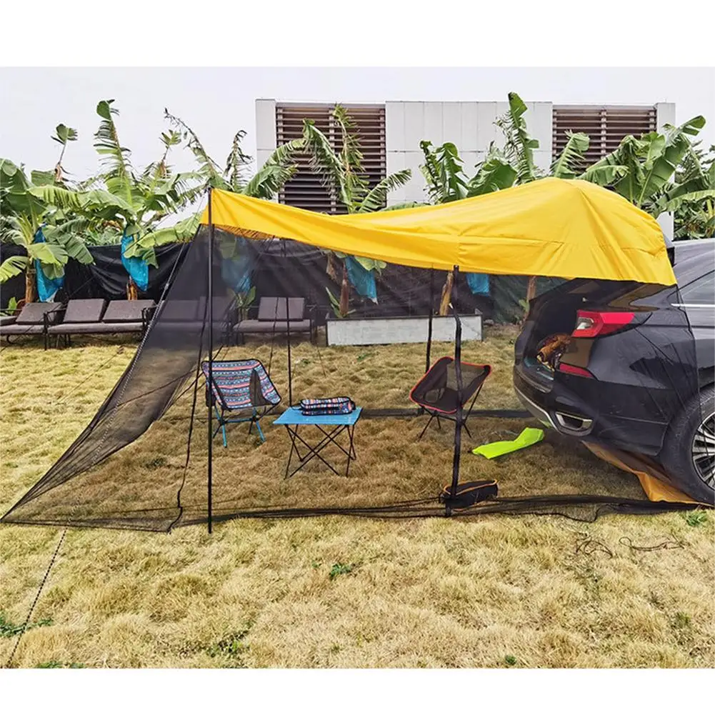 Автомобильный задний навес солнцезащитный тент боковой для багажника