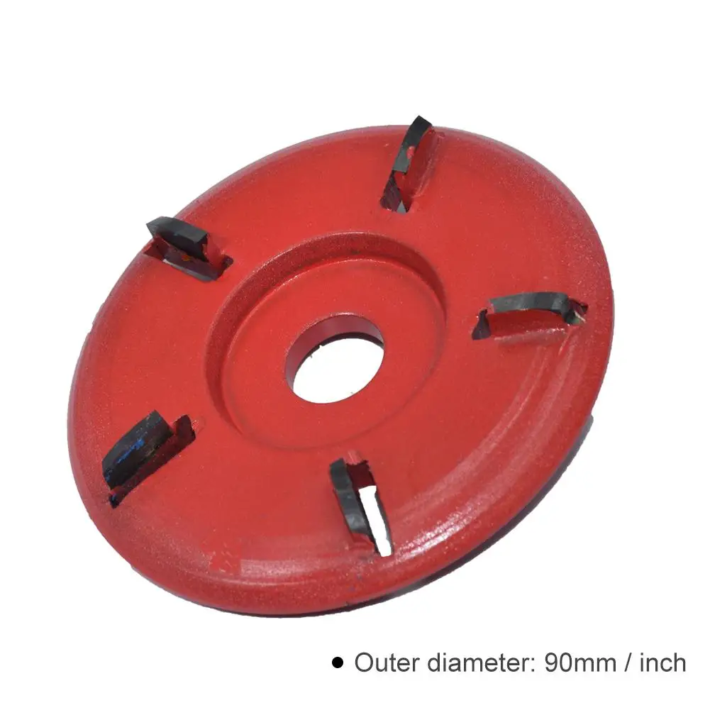 

Wood Carving Cutter Disc 5 Teeth Power Milling Attachment Sculpting Tool for 16mm Angle Grinder Woodworking Shovel Plate