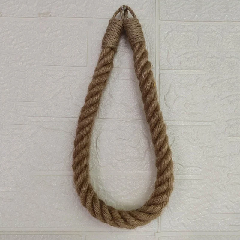 

Rope Toilet Paper Holder Vintage Towel Hanging Home Hotel Bathroom Decoration Supplies paper towel holder toilet paper stand