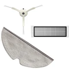 Фильтр Hepa боковая щетка фильтр резервуара для воды тряпка для швабры для робота-пылесоса Xiaomi Roborock S5 Max S6 MaxV S50 S51