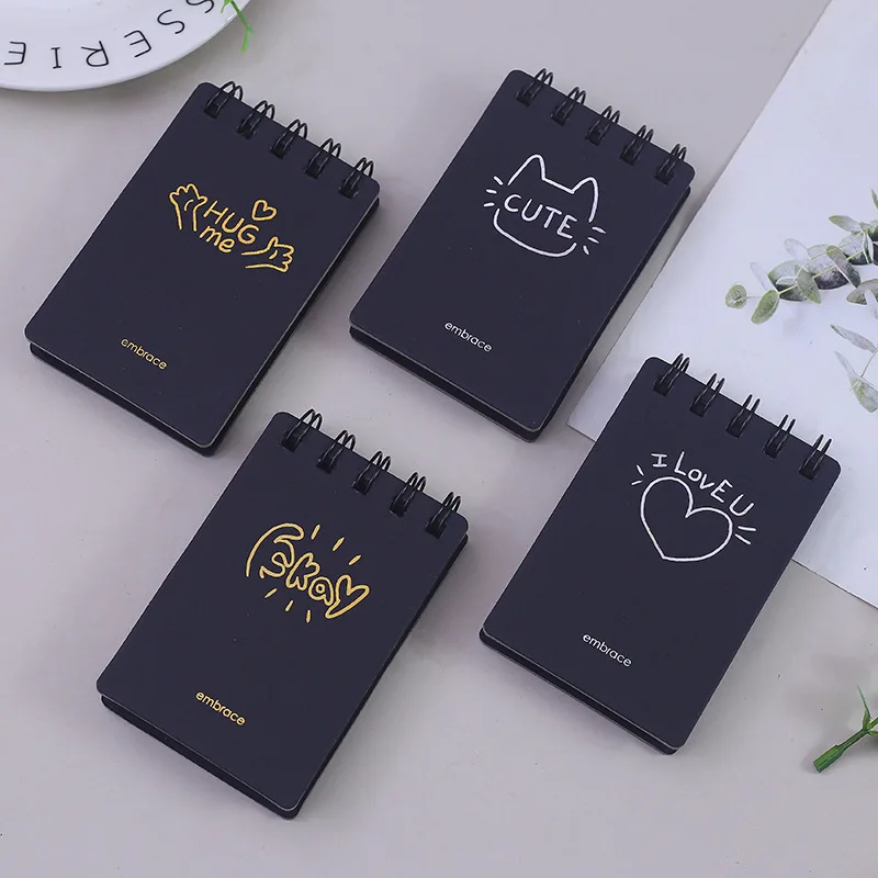 Высокое качество Мини объятия черная бумага золочение карман Портативный