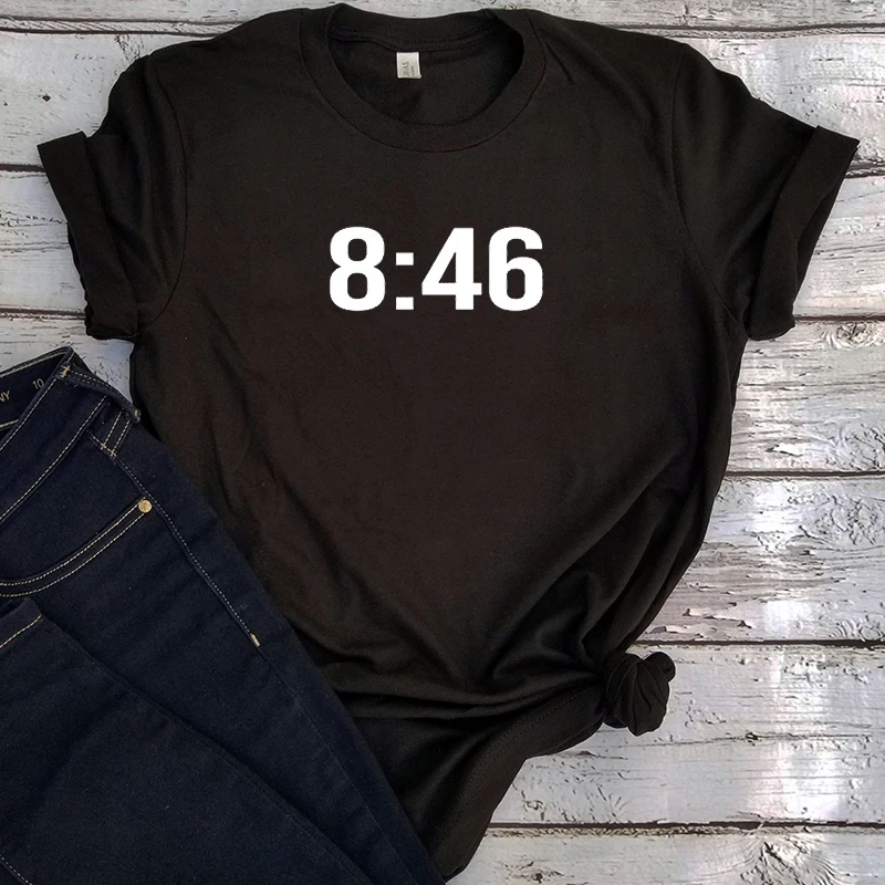 

8:46 Black Womens Hoodies Pullover Streetwear Clothes 2020 Casual Letter Pullovers Girls 2020 Festival Clothing Harajuku