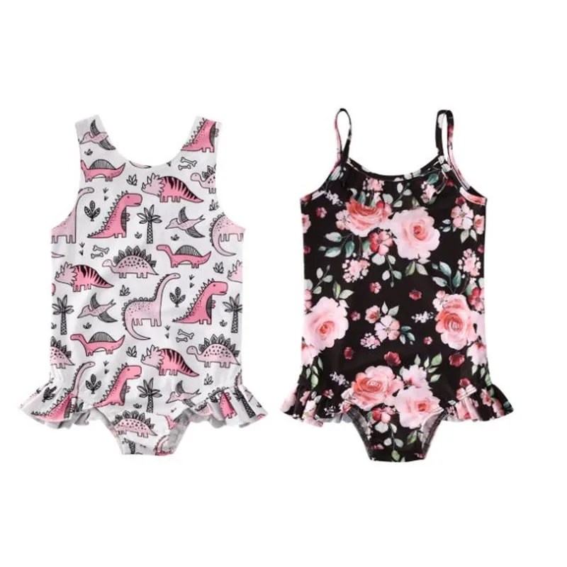 Купальный костюм для девочек 1 5 лет новый фирменный летний купальный Цельный