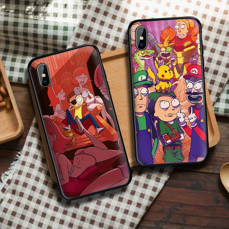 Рик и Морти чехол для телефона Xiaomi Mi6 8 Lite SE макс 3 9E 5X 6X F1 A1 A2 6 Чехол Мягкий