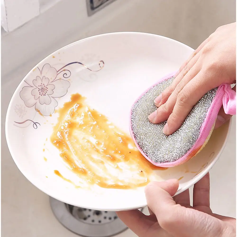 

Multi-Purpose Cleaning Sponge Pan Pot Dish Clean Cloth Household Tools Non-Stick Dishwashing Brushes