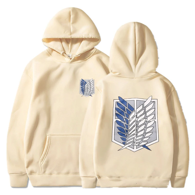 

Japanese Anime Harajuku Attack on Titan Hoodie Unisex Hoodies Printed Men's Hoodie Streetwear Casual Sweatshirts