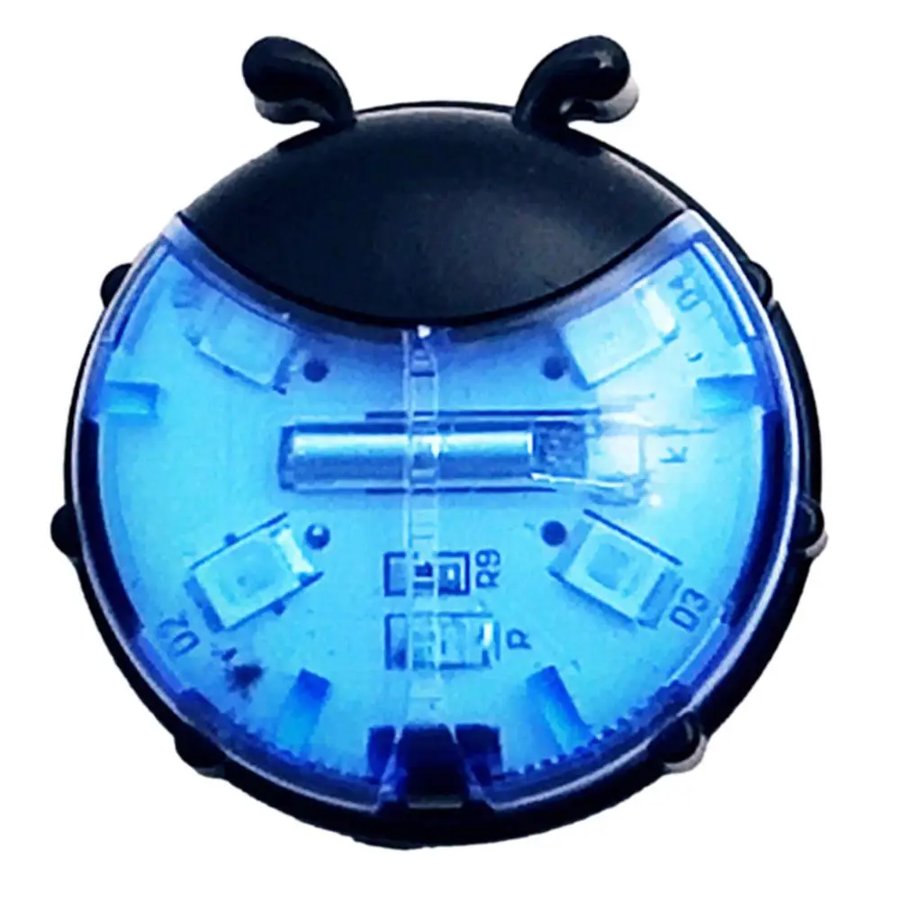 Яркие яркие перезаряжаемые велосипедные спицы в форме божьей коровки для