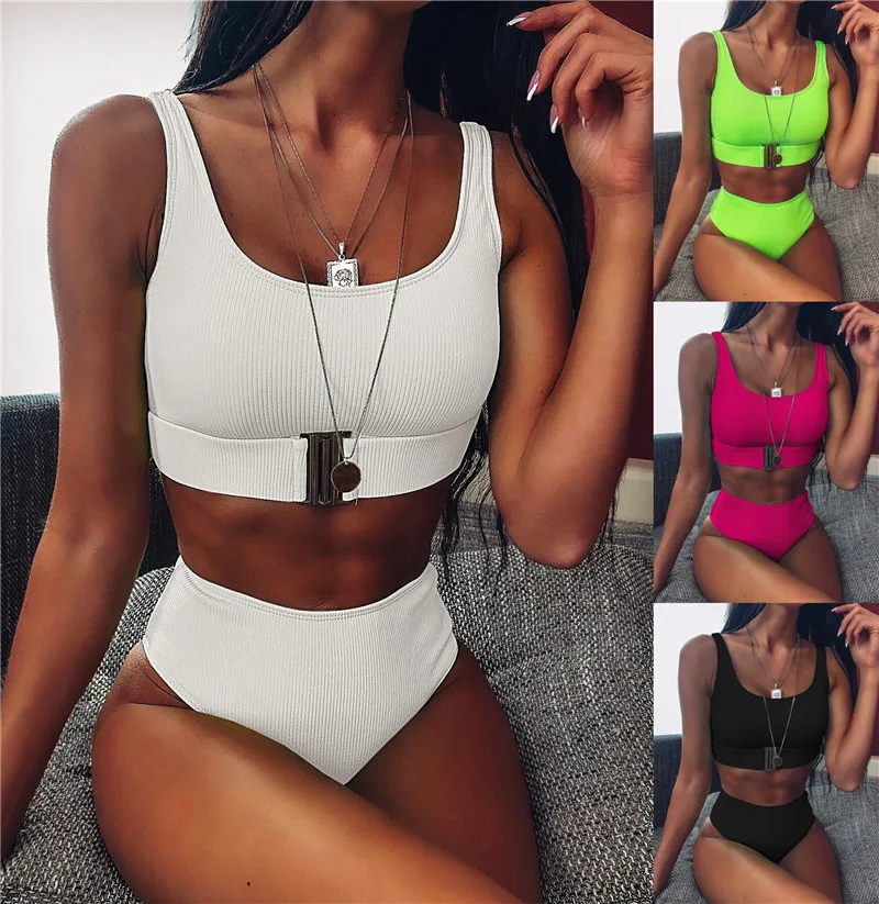 Maillot de bain Femme, новинка, леопардовый комплект бикини с высокой талией, бразильский купальник, женский купальник, женский купальник, Ретро стиль, бикини