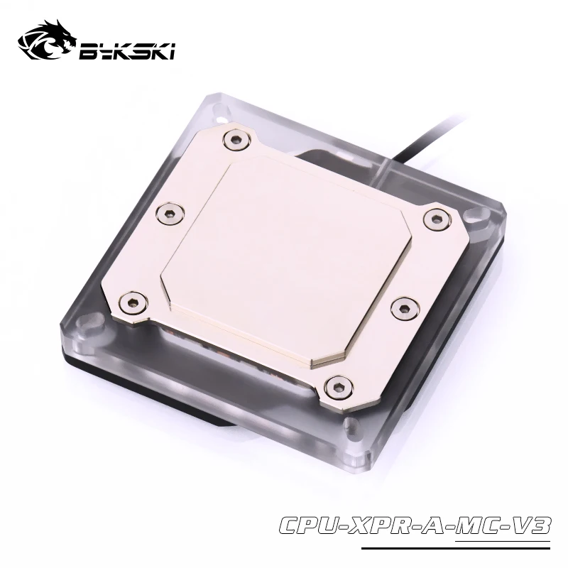 Bykski Процессор водяного охлаждения блока для Intel 1151 115x2011 2066 I7 водоблок для процессора A-RGB AURA SYNC Процессор-XPR-A-MC