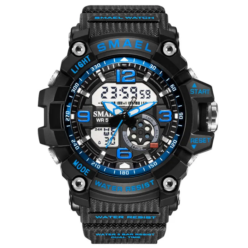 

SMAEL Unisex Couple Digital Watch Fashion 50M Men's Women's Waterproof Sports Watches Anti-Shock Top Brand Quartz Watches xfcs