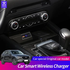 for mazda cx 5 2012 2020 custom car 10w qi wireless charging phone fast mobile charger car modification accessories free global shipping
