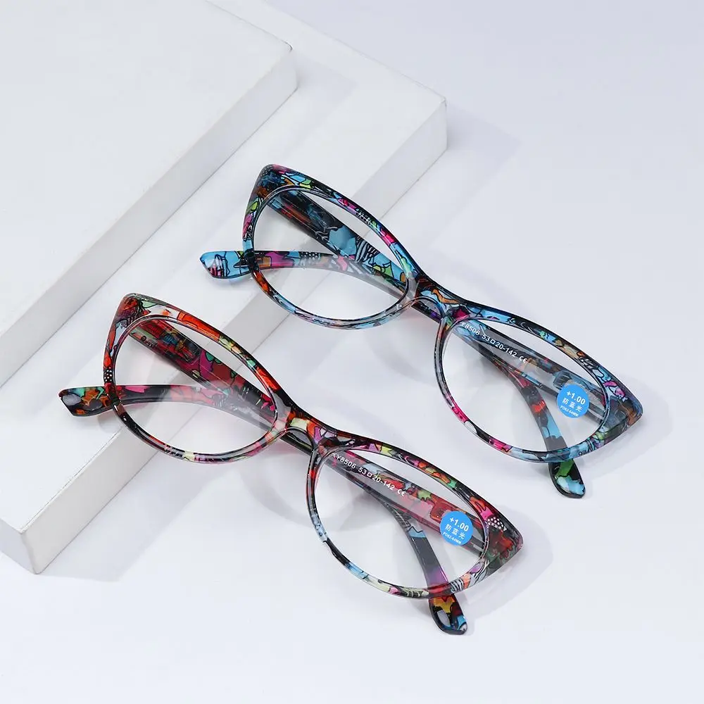 

Fashion Elegant Flowers Vintage Reading Glasses Eye Protection Floral Eyeglasses Ultra Light Frame