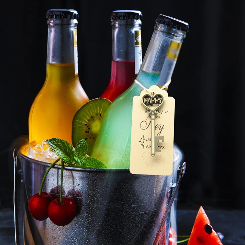 Винтажная открывалка для бутылок с надписью Skeleton Key 20 комплектов | Дом и сад