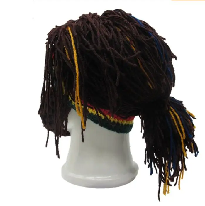Jamaica шапка с дредами хлопок нитки кепка мужская