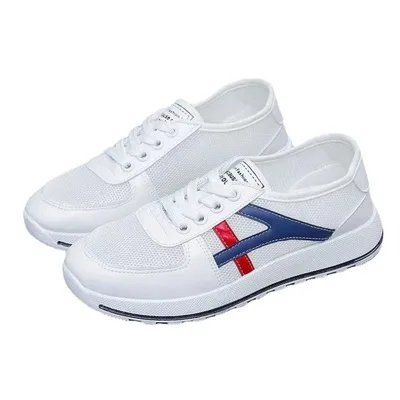 

Shoes Women 2021 INS Hot Sell New Student Shoes Mesh White Shoes Breathable Flat Casual Sports Shoes Women Sneakers