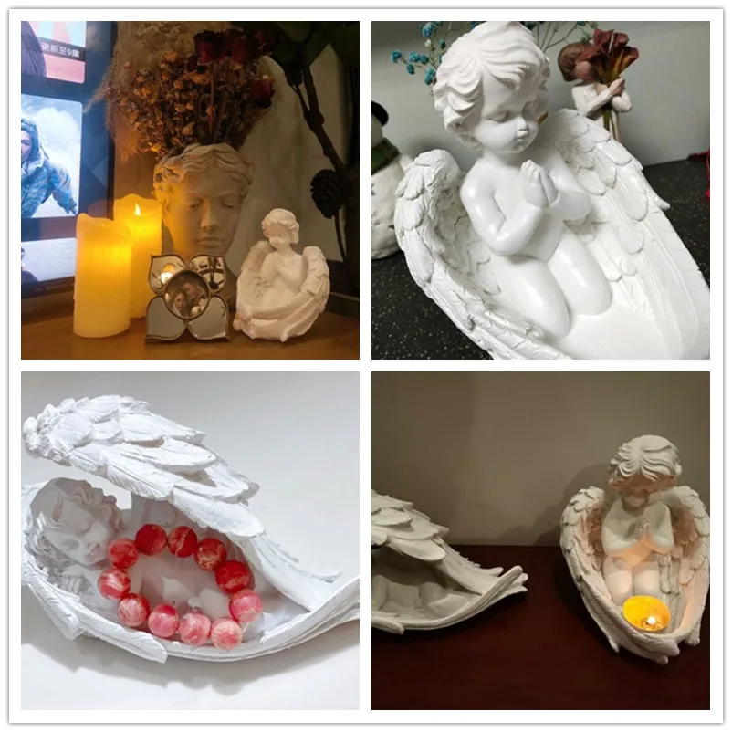

[MGT] Europe originality sleeping praying Angel Resin modern Home decor Art Decoration decoration craft ornaments statues