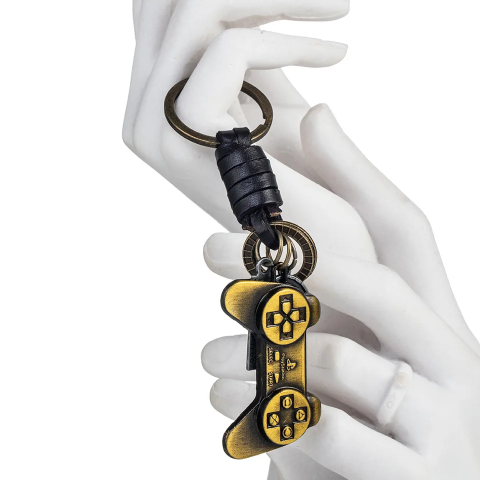 

Creative Game Handle Keychain Popular Joystick Model Keyring For Boyfriend Men Holder Trinket Best Gift Key Accessories