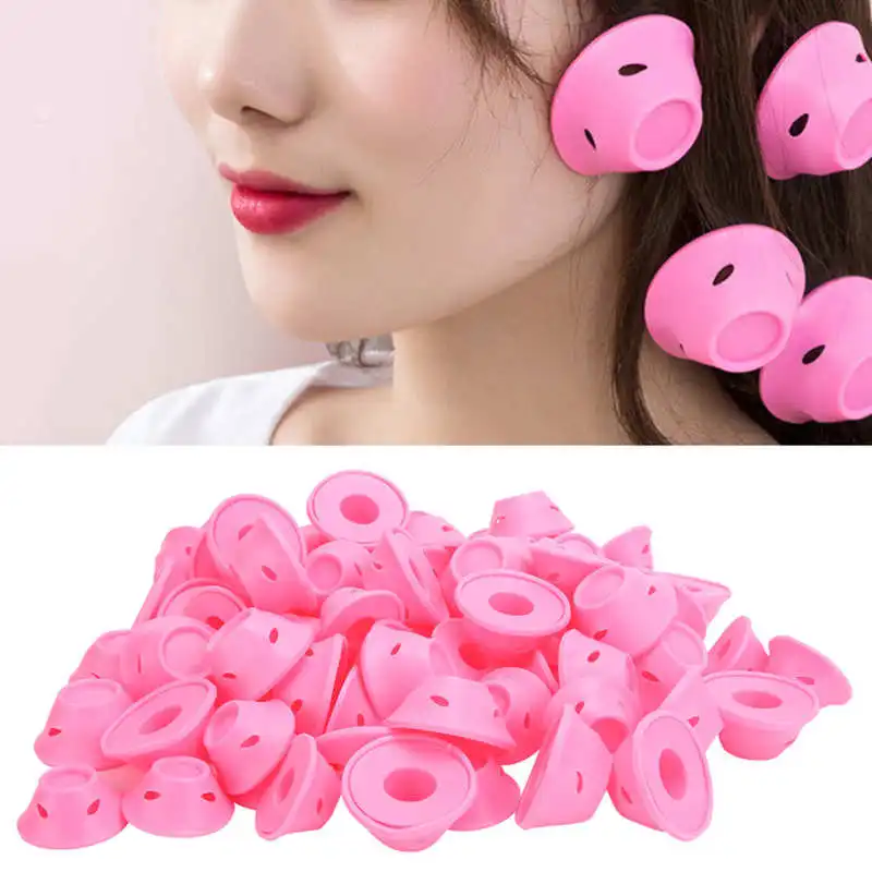 80 шт бигуди для волос гриб силиконовые моющиеся парикмахерские щипцы завивки