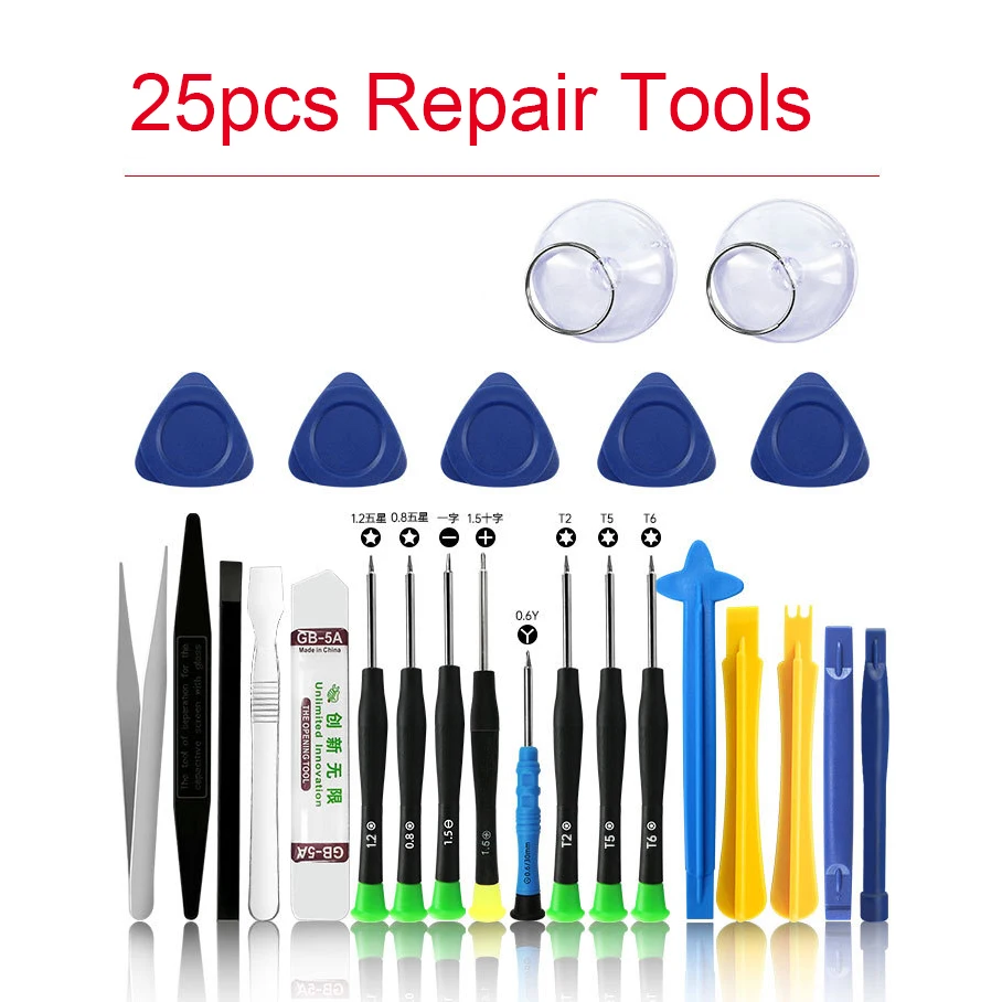 

25pcs/set Repair tools for iPhone 6 7 8 X XR 11 12 pro Max