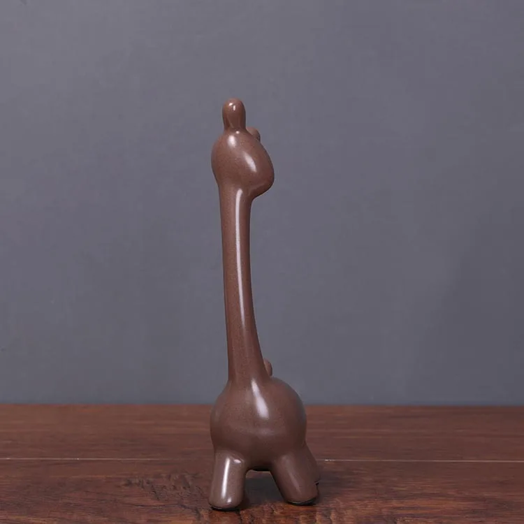 

European-Style Home Ceramic Deer Three-Piece Home Decoration Decoration Room Study Decoration Christmas Ceramic